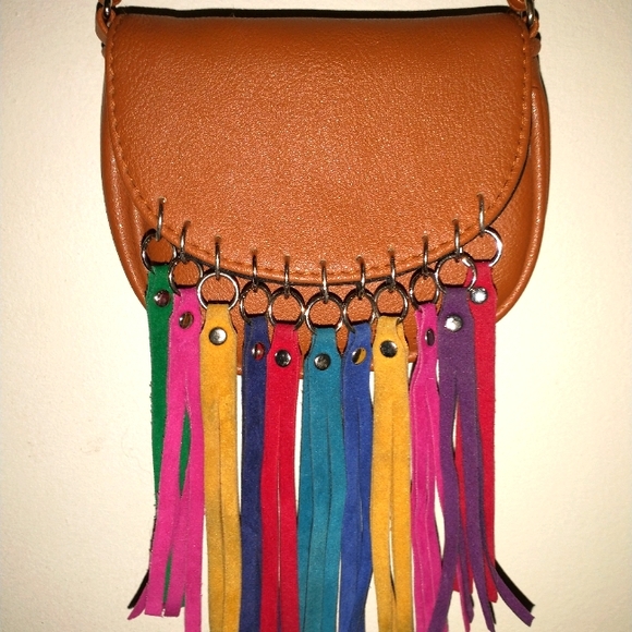 Specailty Shop Handbags - Mini cross body fringe bag. New.